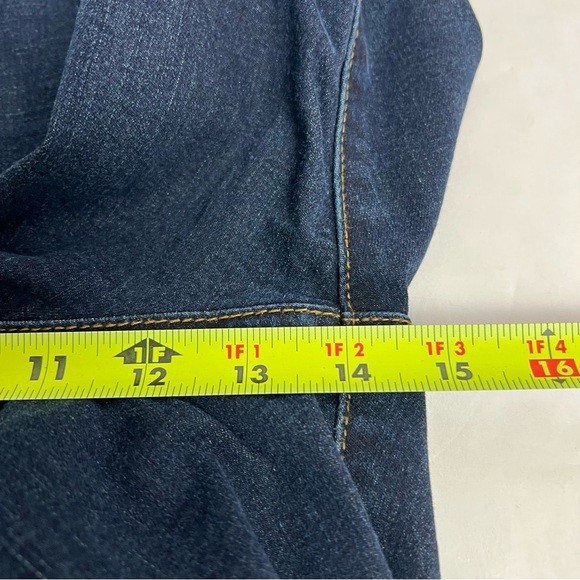 STS Blue ELLIE Women’s Ankle Blue Jeans Sz 28 (Sz 6) High Rise Frayed Hems Dark - Picture 11 of 13